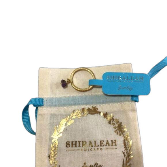 Shiraleah Jewelry - NEW Shiraleah Raval Amethyst Adjustable Stacking Ring